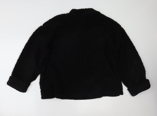 PRETTYLITTLETHING Womens Black   Pullover Jumper Size 10