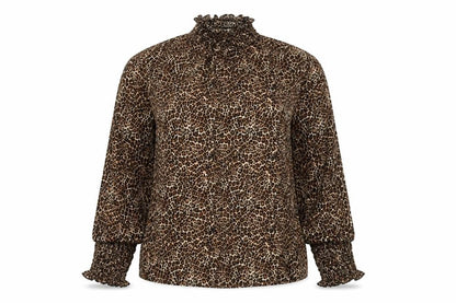 Womens UK Size S Primark Brown Basic Blouse