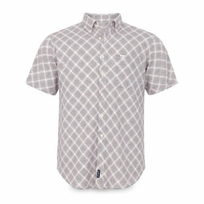 Mens UK Size S Daniel Lei Red  Button-Up Short Sleeve Casual Shirt