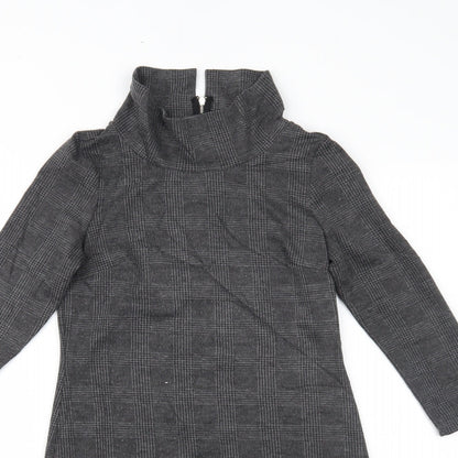 NEXT Womens Grey Plaid  Mini  Size 6