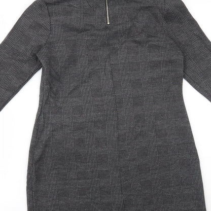 NEXT Womens Grey Plaid  Mini  Size 6