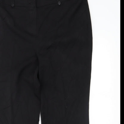 Arcadia Womens Black   Trousers  Size 18 L31.5 in