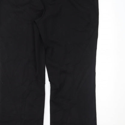 Arcadia Womens Black   Trousers  Size 18 L31.5 in