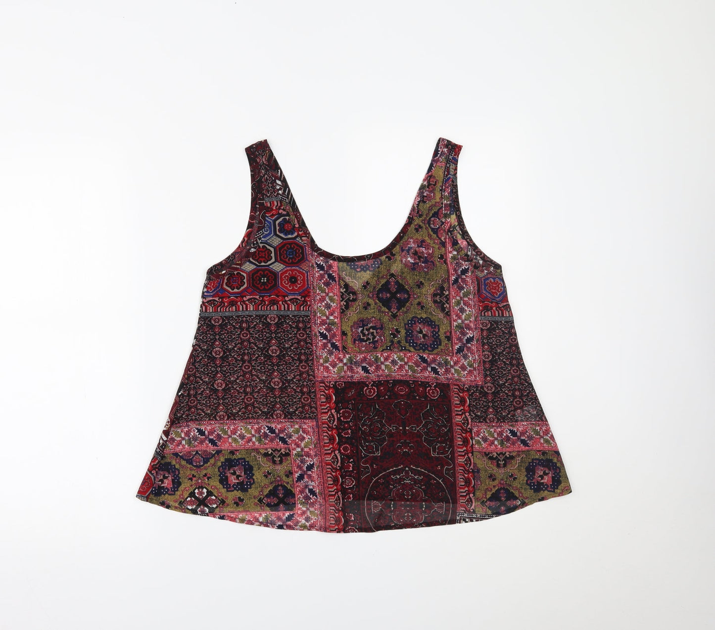 Womens UK Size XS Glamourous Multicoloured Camisole Tank