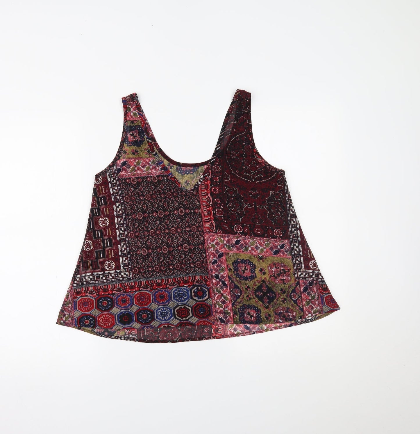 Womens UK Size XS Glamourous Multicoloured Camisole Tank