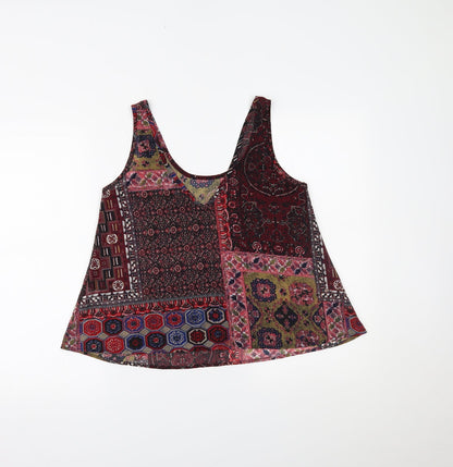 Womens UK Size XS Glamourous Multicoloured Camisole Tank