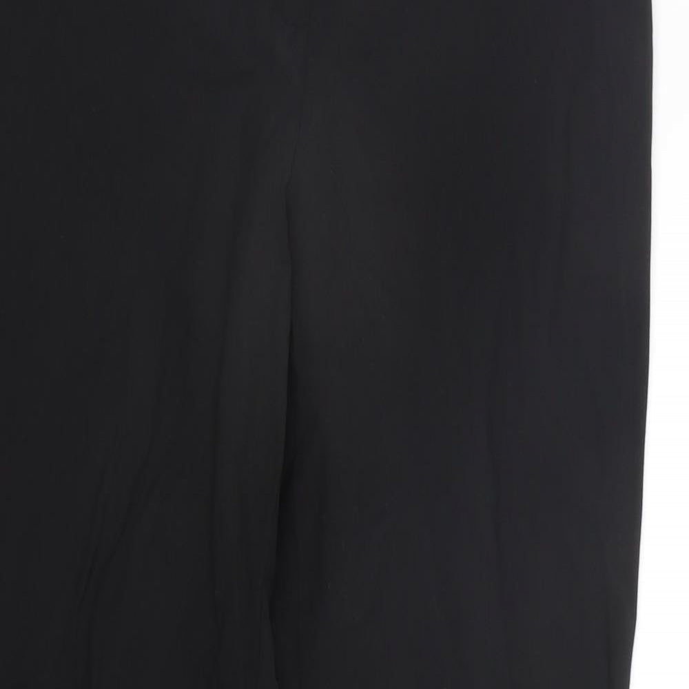 Womens UK Size 12 Marks and Spencer Regular Fit  Black Trousers