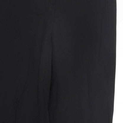 Womens UK Size 12 Marks and Spencer Regular Fit  Black Trousers