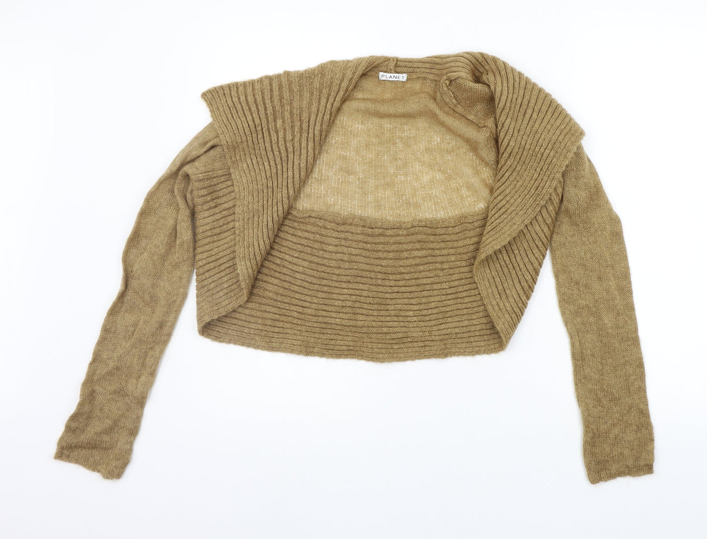 Womens UK Size L PLANET Beige Cardigan Jumper