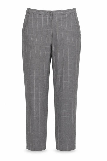 Brandy Melville Womens Grey Check  Trousers  One Size L26 in