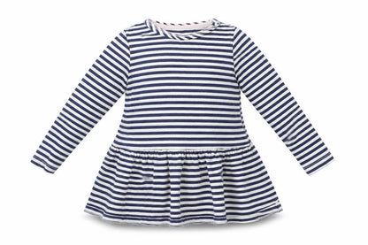 F&F Boys Blue Striped  T-Shirt Dress  Size 18-24 Months