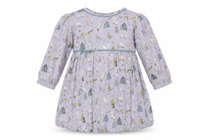 Monsoon Baby Blue Geometric  A-Line  Size 0-3 Months