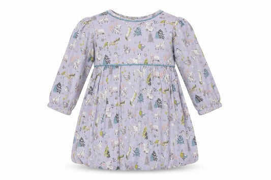 Monsoon Baby Blue Geometric  A-Line  Size 0-3 Months
