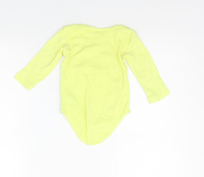 eplus m Baby Yellow   Basic T-Shirt Size 9-12 Months  - mini mouse