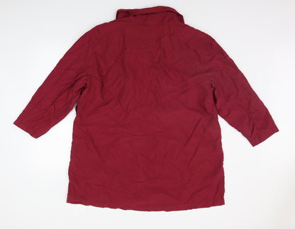 atouch of luxury Womens Red   Jacket Coat Size 16