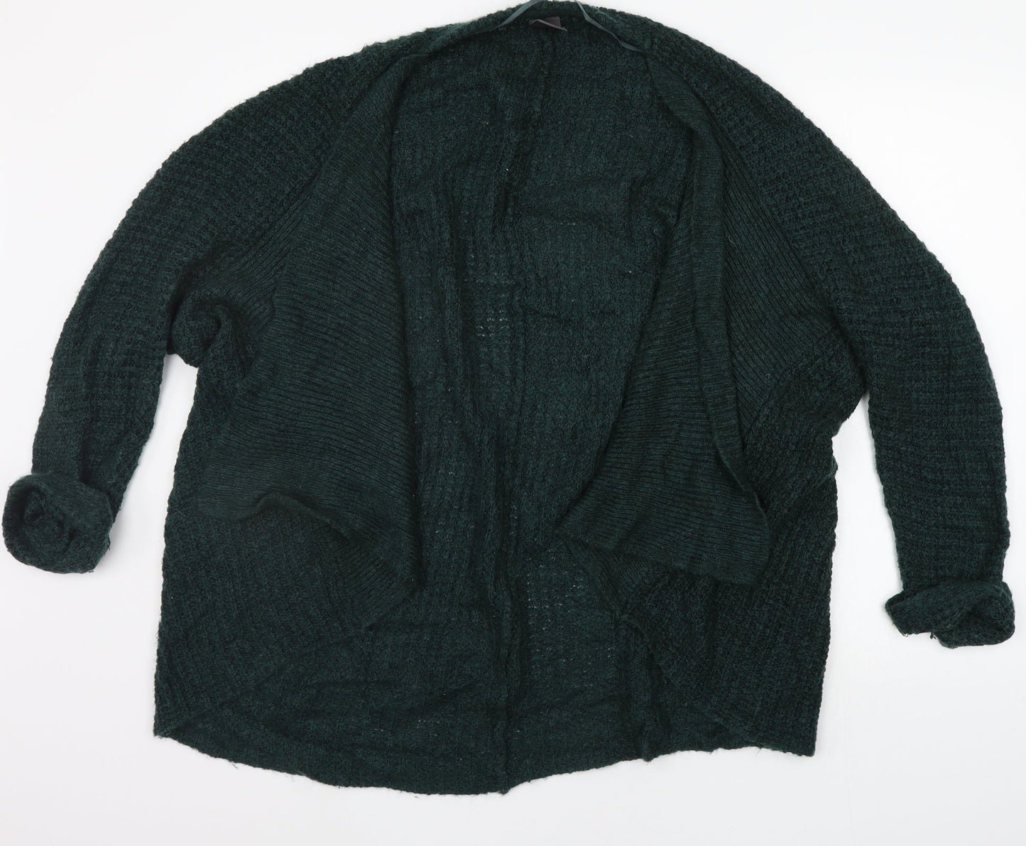 Womens UK Size XS ICHI Green Cardigan Jumper