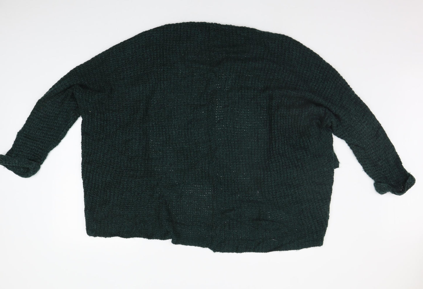 Womens UK Size XS ICHI Green Cardigan Jumper