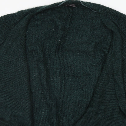 Womens UK Size XS ICHI Green Cardigan Jumper