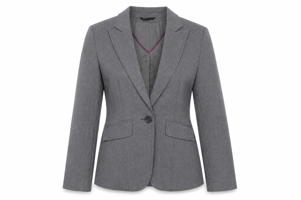 Womens UK Size 10 NEXT Regular Grey Blazer