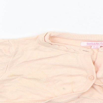 Butterfly Baby Beige   Cardigan Jumper Size 9-12 Months