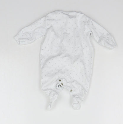 NEXT Baby White Geometric  Babygrow One-Piece Size Newborn