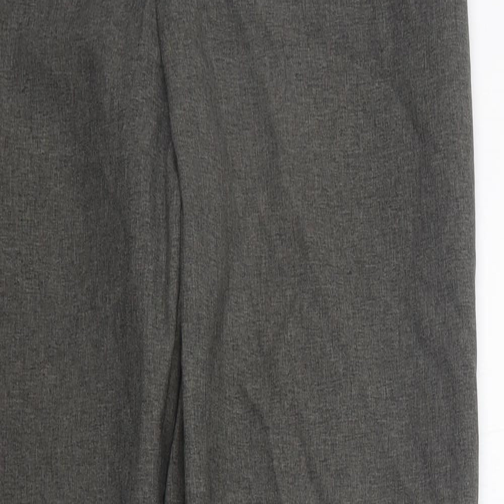 Womens UK Size 12 Marks and Spencer Regular Fit  Grey Trousers