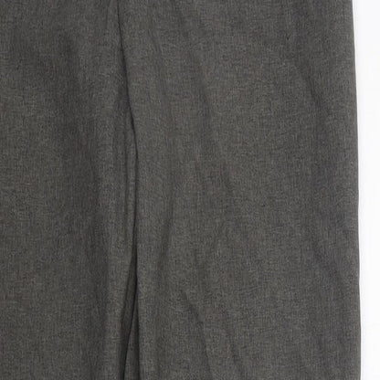 Womens UK Size 12 Marks and Spencer Regular Fit  Grey Trousers