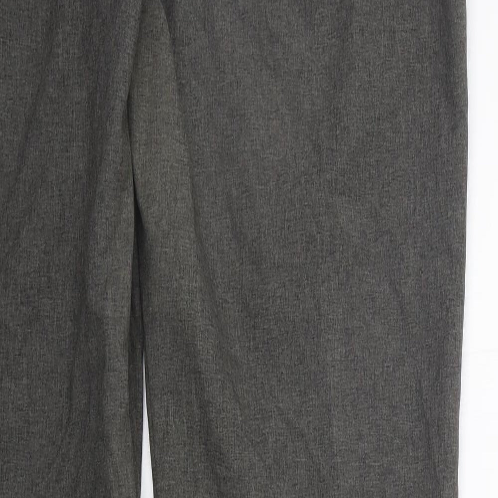 Womens UK Size 12 Marks and Spencer Regular Fit  Grey Trousers