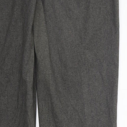 Womens UK Size 12 Marks and Spencer Regular Fit  Grey Trousers