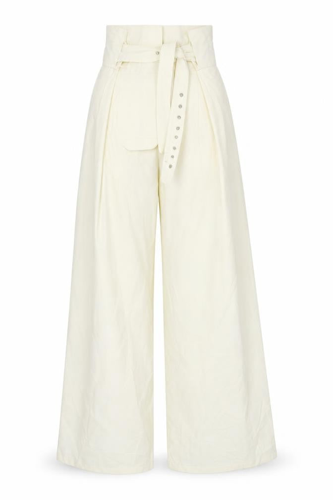 Womens UK Size 10 Misspap Regular Fit  Yellow Trousers
