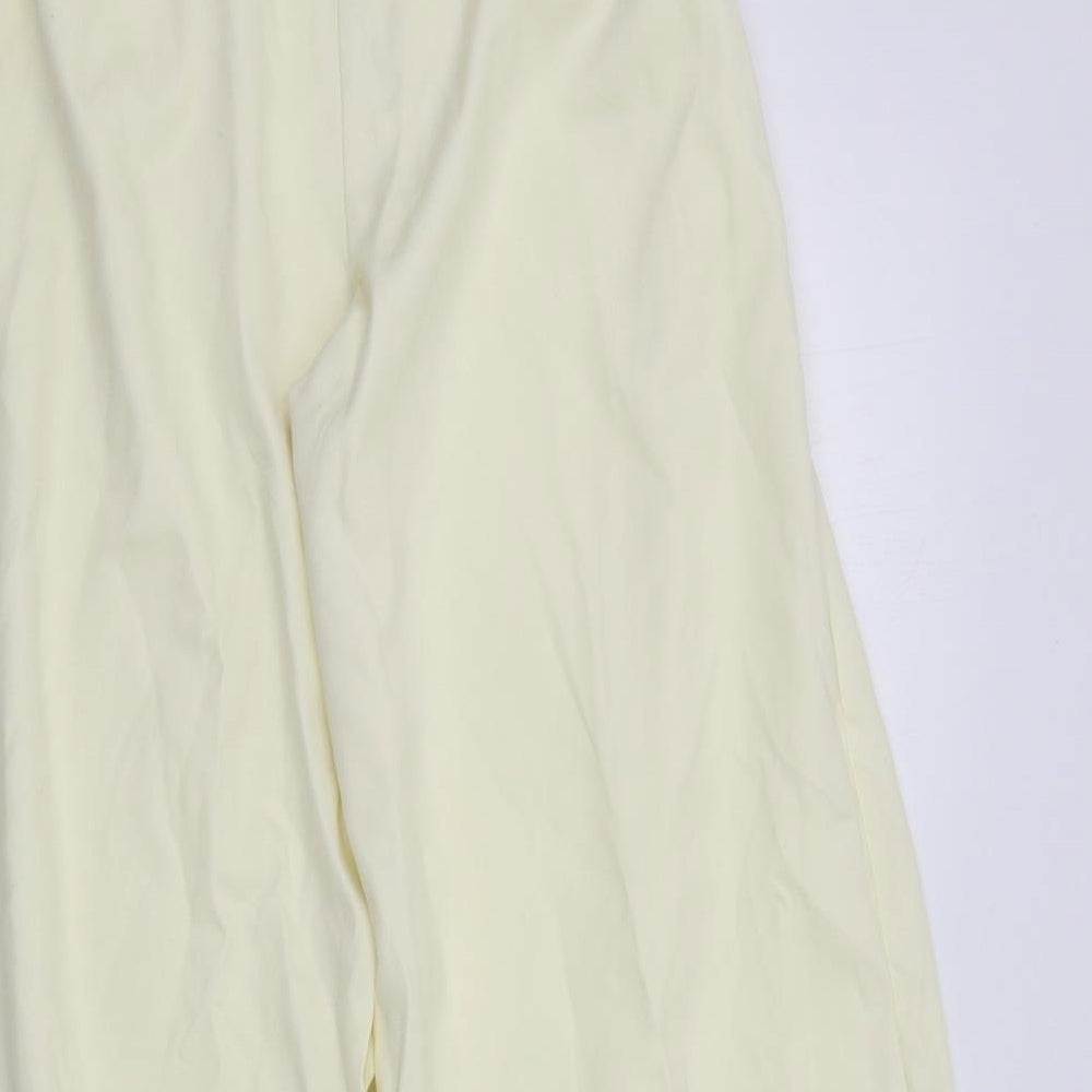 Womens UK Size 10 Misspap Regular Fit  Yellow Trousers