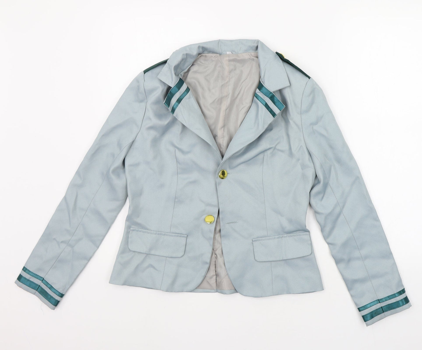 Womens UK Size S Preworn Regular Blue Suit Jacket