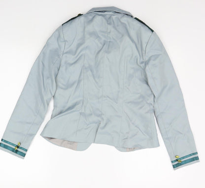 Womens UK Size S Preworn Regular Blue Suit Jacket