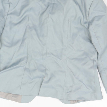 Womens UK Size S Preworn Regular Blue Suit Jacket