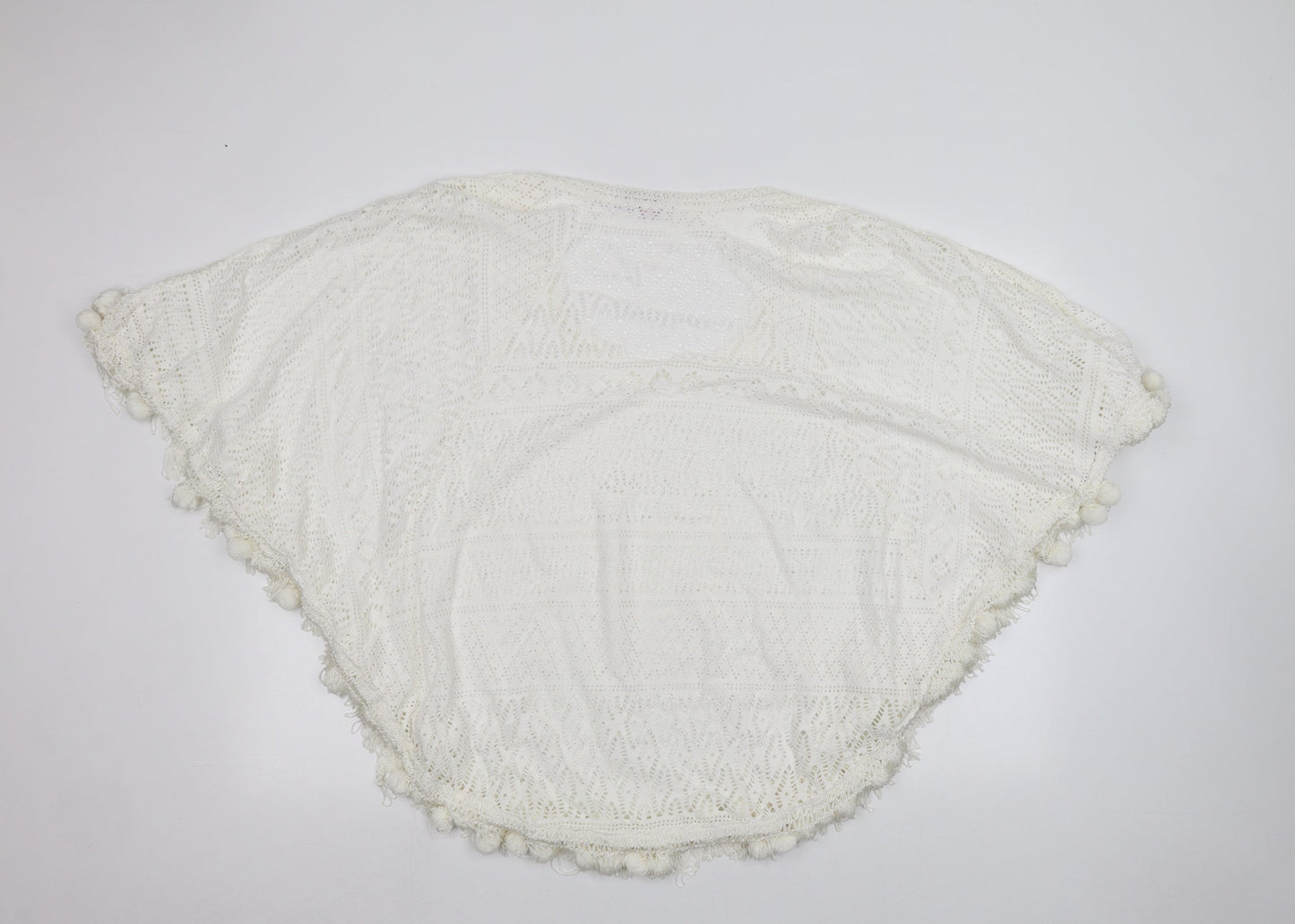 Calypso Womens White   Pullover Jumper Size S