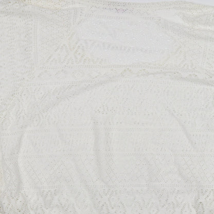 Calypso Womens White   Pullover Jumper Size S