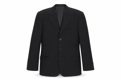 George Mens Black   Jacket Suit Jacket Size 38
