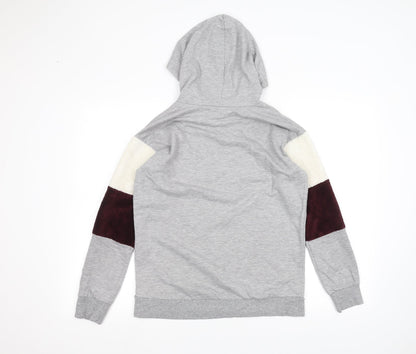 Select Womens Grey   Pullover Hoodie Size 12