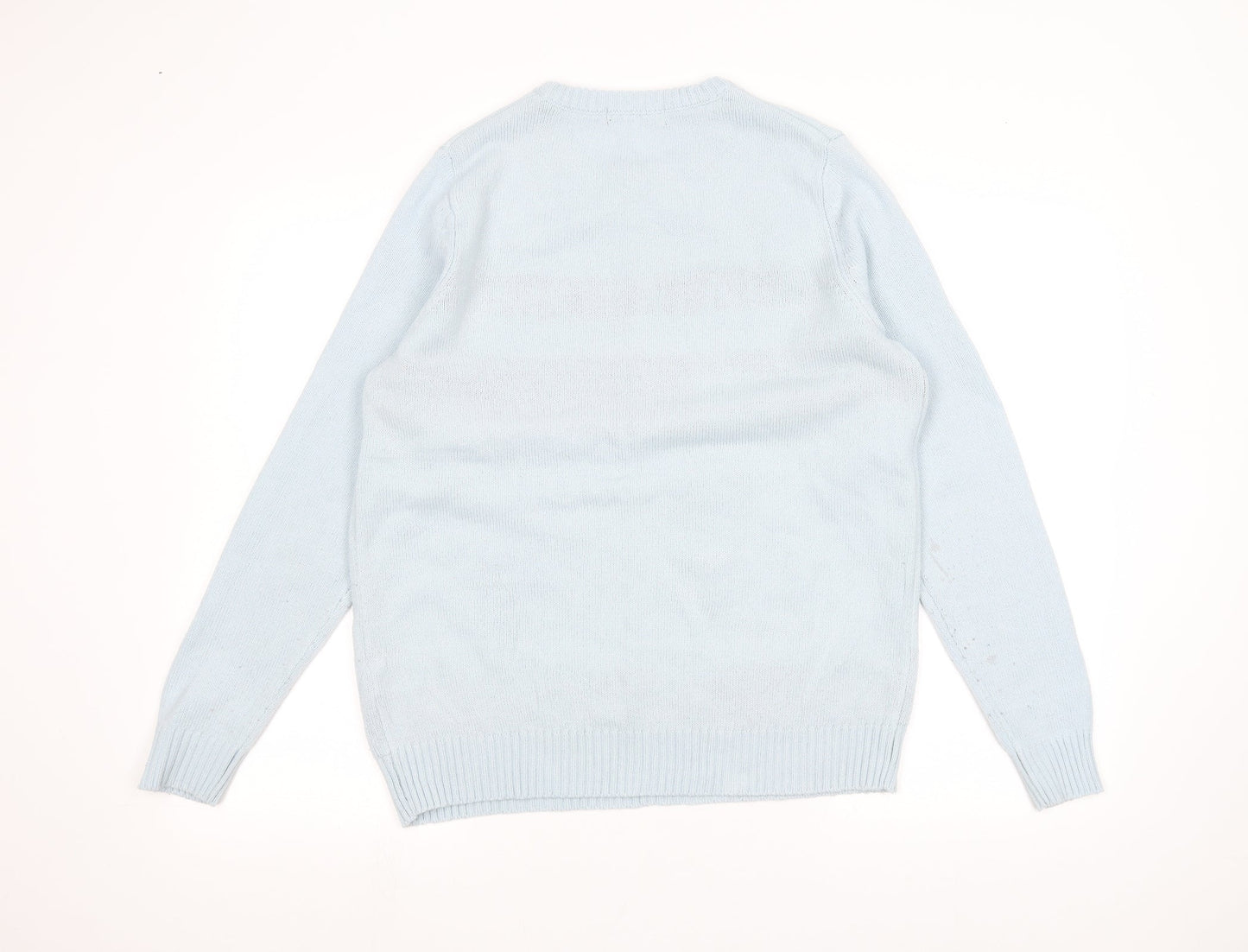 Avenue Mens Blue   Pullover Jumper Size M