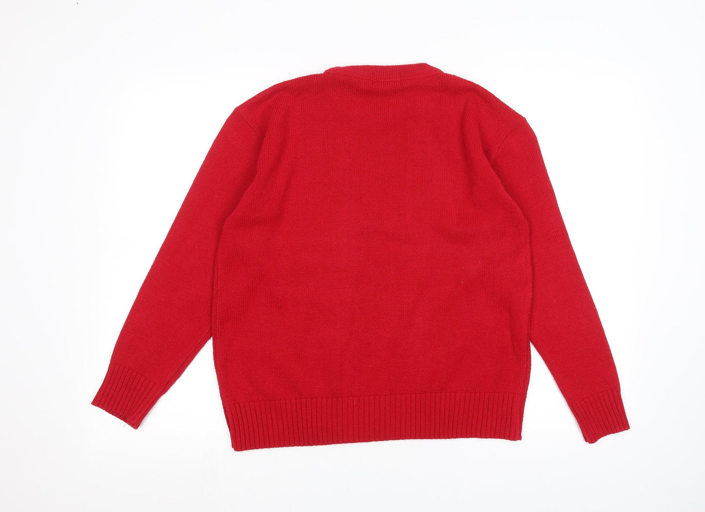 Womens UK Size XL Choice Red Pullover Jumper