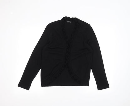 Claudia Ciuti Womens Black   Cape Jumper Size M