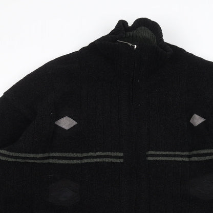 Heritage Womens Black   Full Zip Jumper Size 2XL
