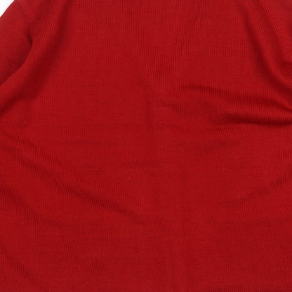 Beau Monde Womens Red   Jacket Coatigan Size L