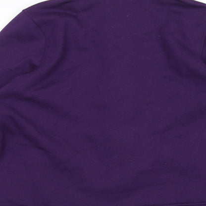 Womens UK Size M BM Purple Full Zip Jumper