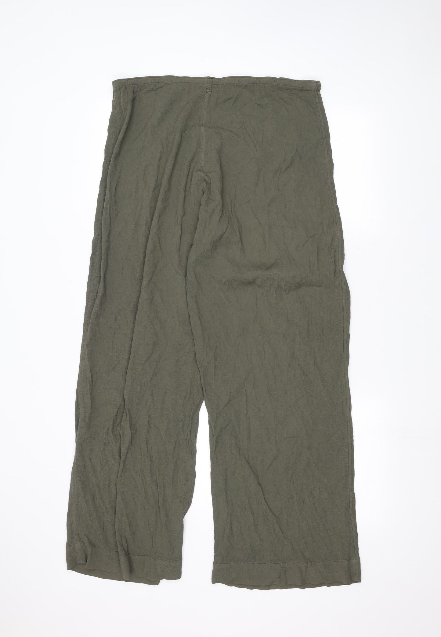 Womens UK Size 16 Marks and Spencer Regular Fit  Green Trousers