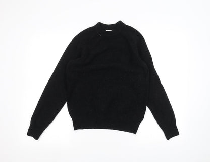 Womens UK Size XS H&M Black Pullover Jumper