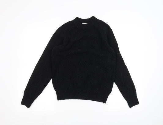 Womens UK Size XS H&M Black Pullover Jumper