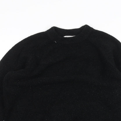 Womens UK Size XS H&M Black Pullover Jumper