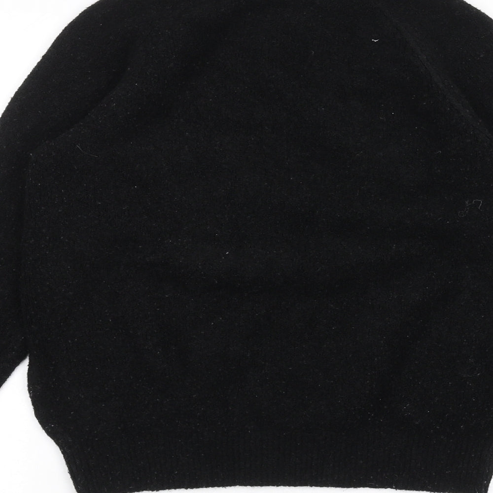 Womens UK Size XS H&M Black Pullover Jumper