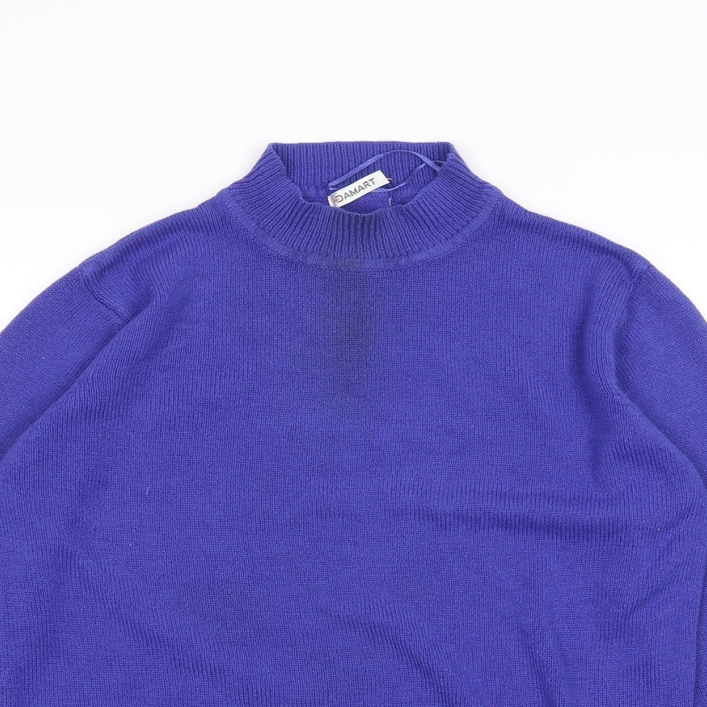 Womens UK Size 10 Damart Purple Basic T-Shirt